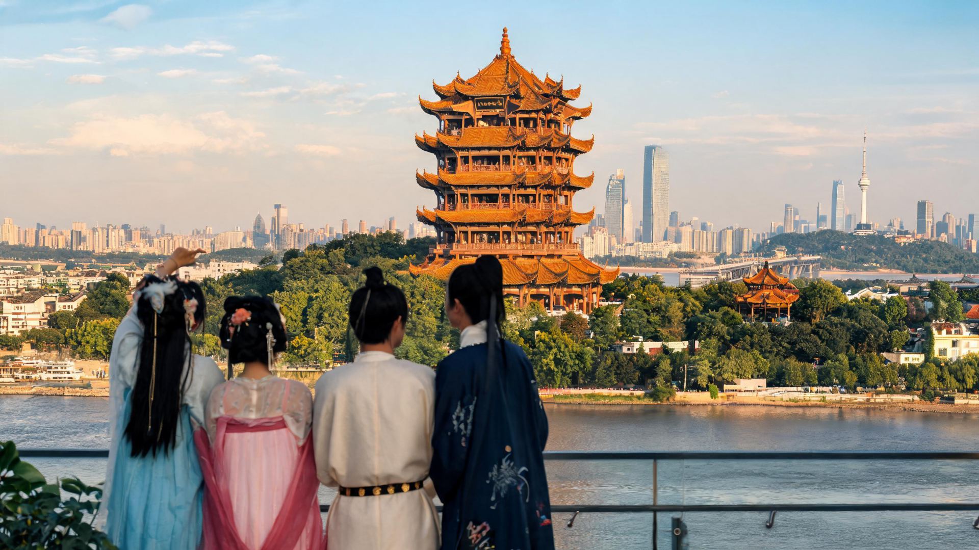 黄鹤楼国风打卡