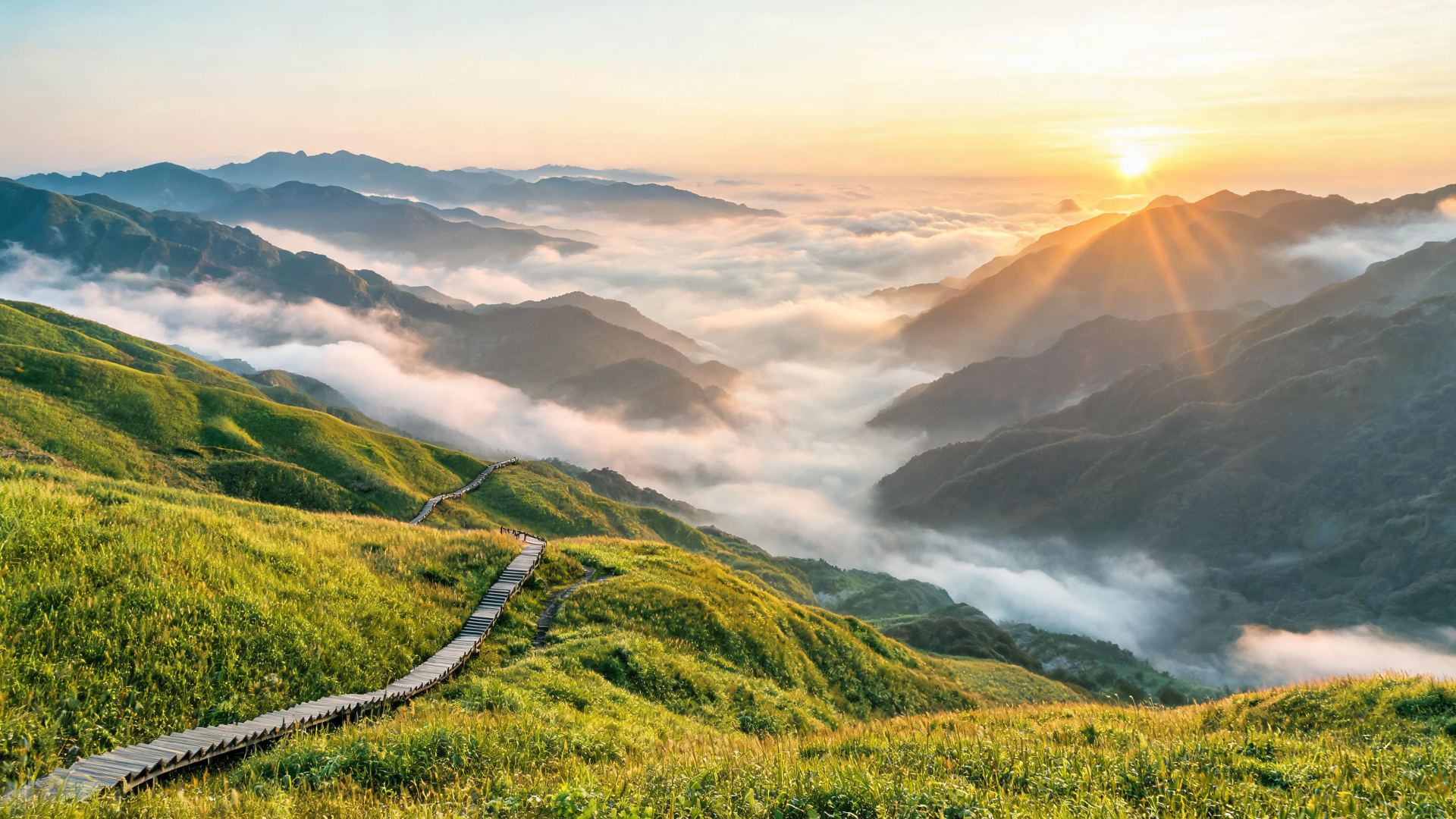 登顶庐山与武功山，开启山岳徒步团建