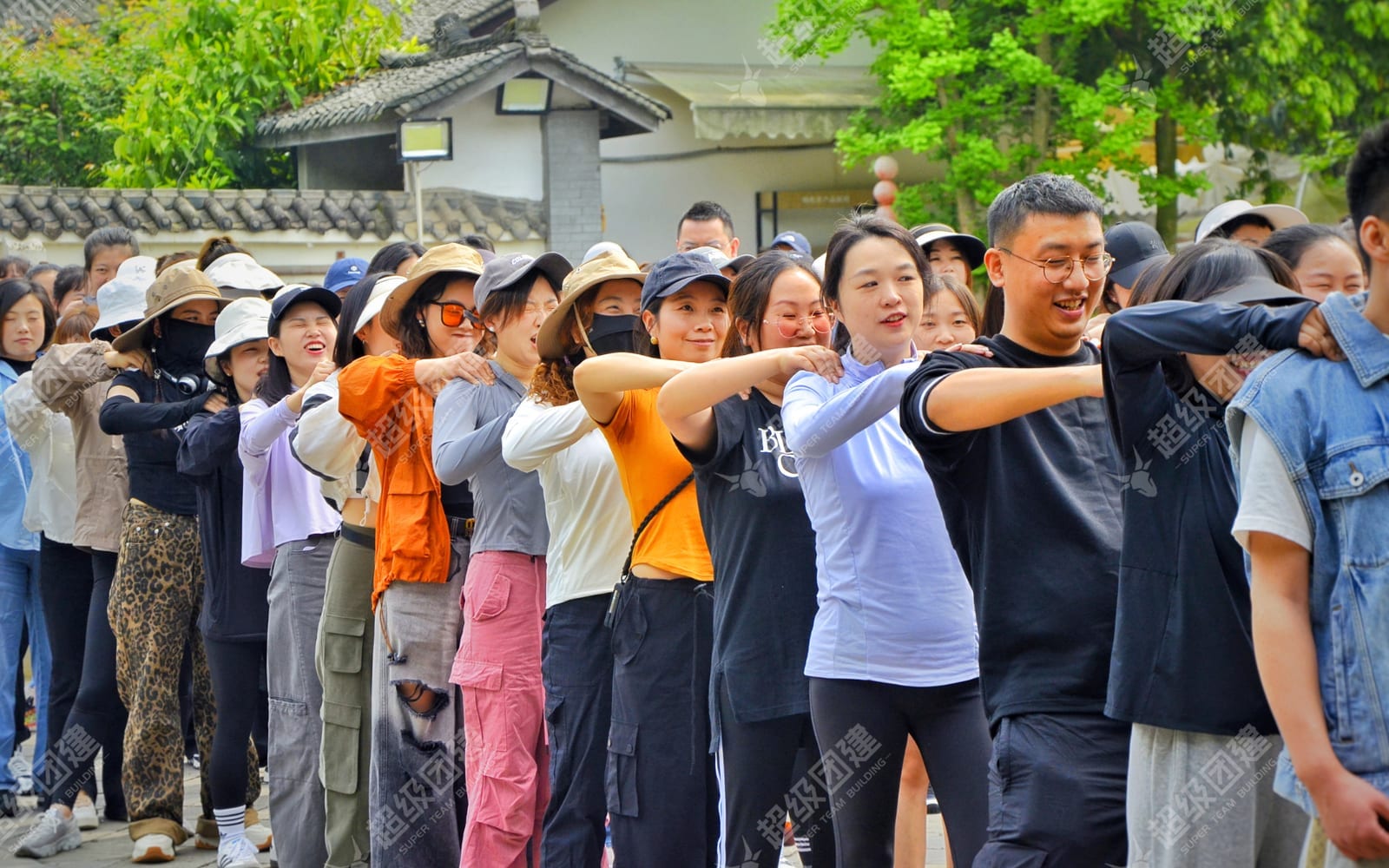 「竹影徒步 艺村团建 定向挑战 乐在其中」竹艺村一日户外活动流程图片