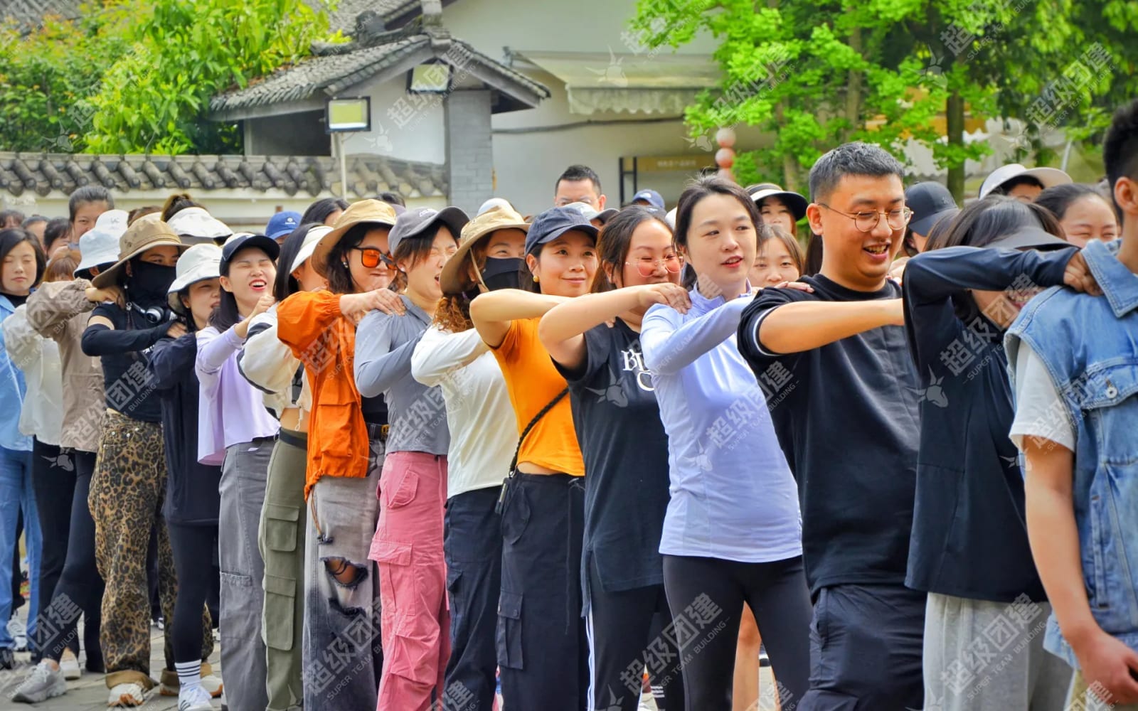 「竹影徒步 艺村团建 定向挑战 乐在其中」竹艺村一日户外活动相册图片