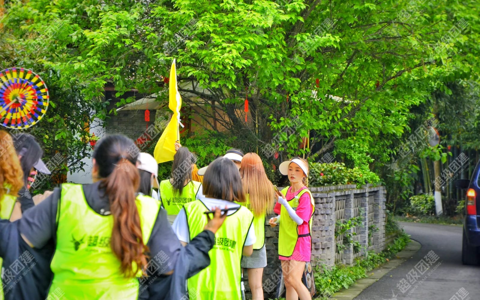 「竹影徒步 艺村团建 定向挑战 乐在其中」竹艺村一日户外活动相册图片
