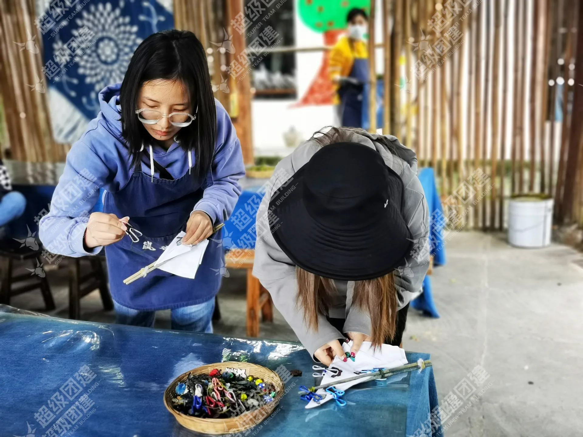 「采染之旅 秋色无边」明月村采摘扎染一日活动相册图片