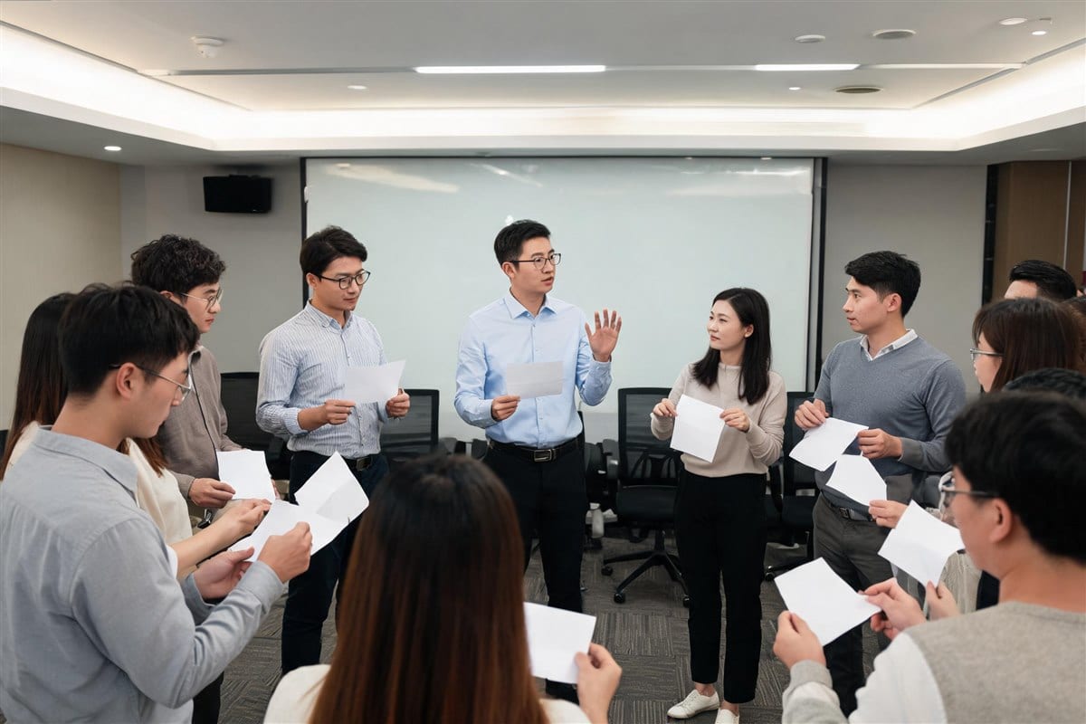 团队户外团建活动小游戏分享-撕纸游戏