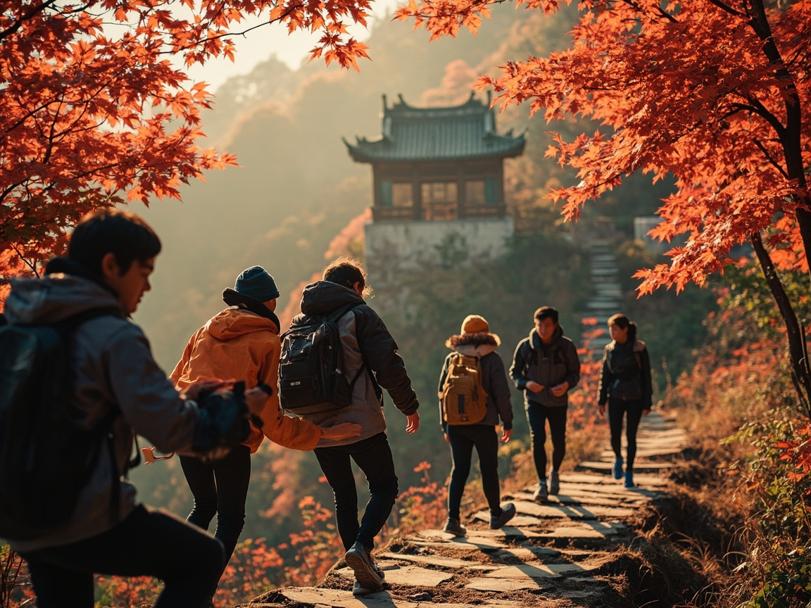 岳麓山徒步团建团建场地流程图片