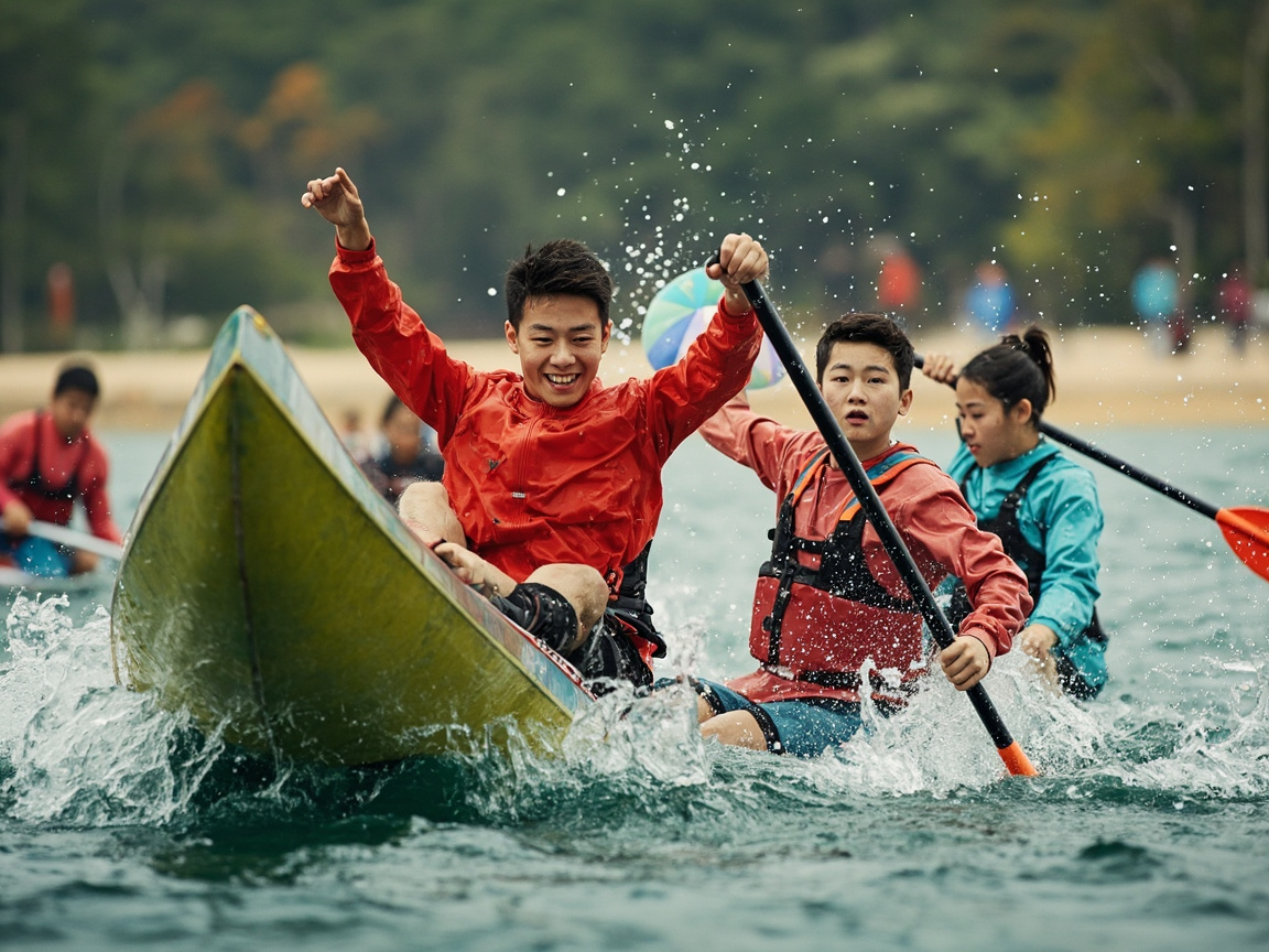 梁子湖水岸运动团建场地场地图片